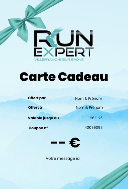 Run Expert Carte Cadeau modèle 1