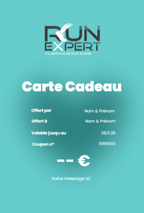 Run Expert Carte Cadeau modèle 10